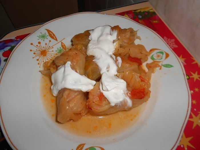 Stuffed cabbage rolls