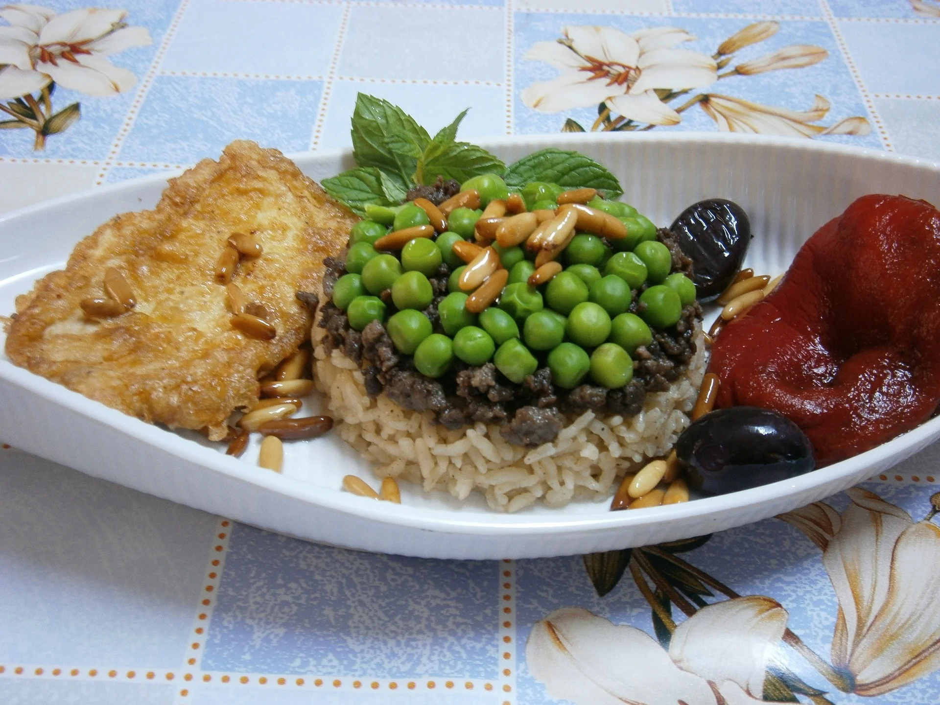 Chicken breast schnitzels with Ouzi