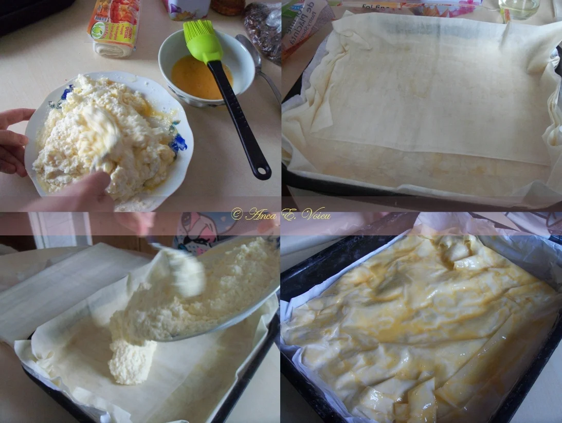 Cheese pie, syrup-soaked