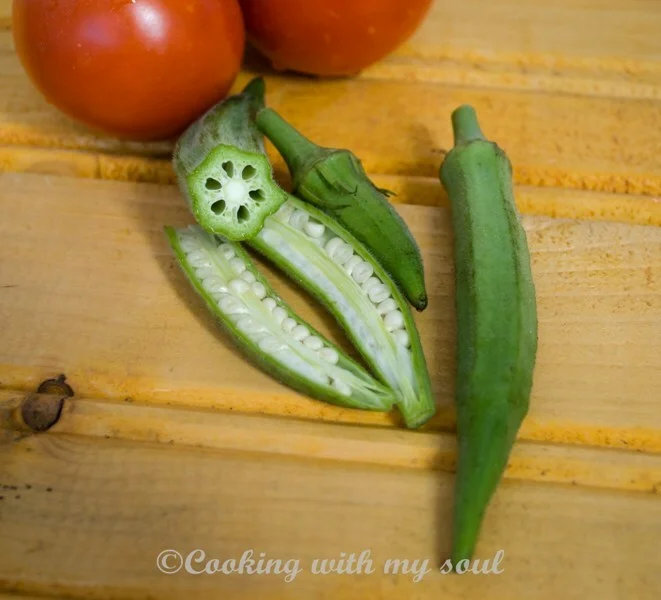 Okra dish