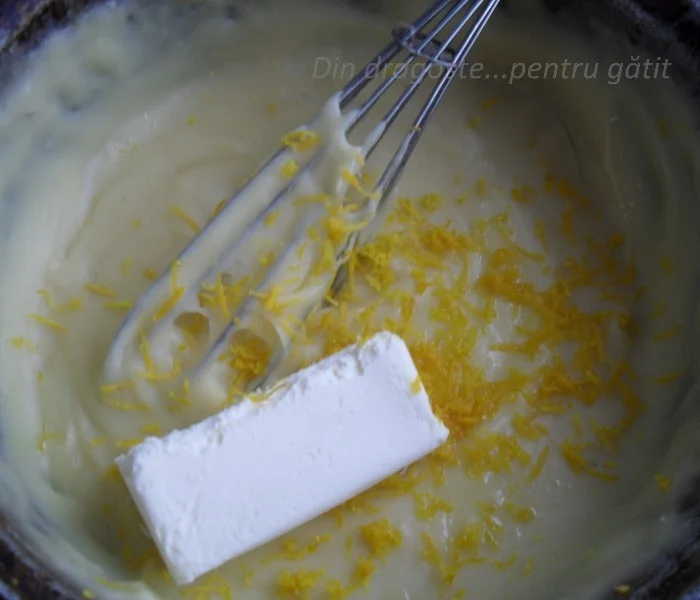 Cream puff with whipped cream