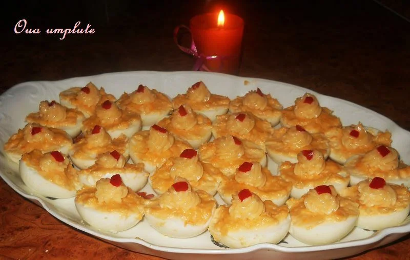 Eggs stuffed with horseradish