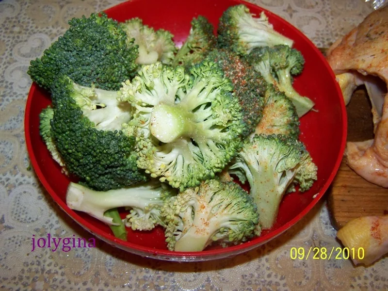 Chicken with broccoli