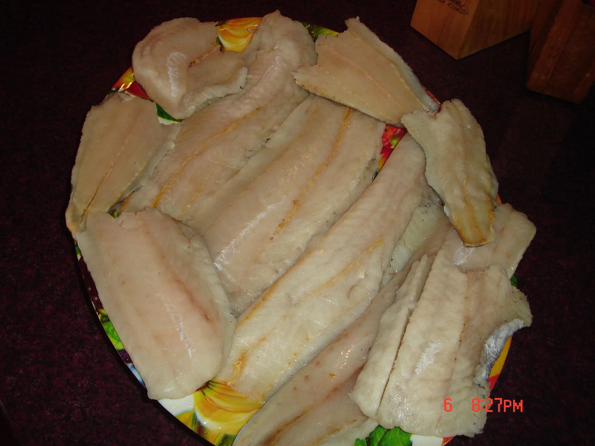 Black cod with garlic sauce and polenta