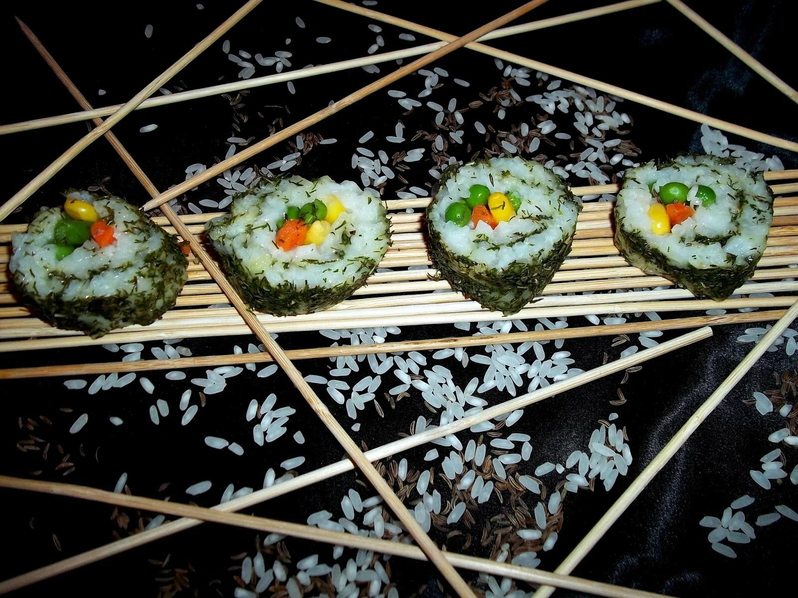Vegetable sushi
