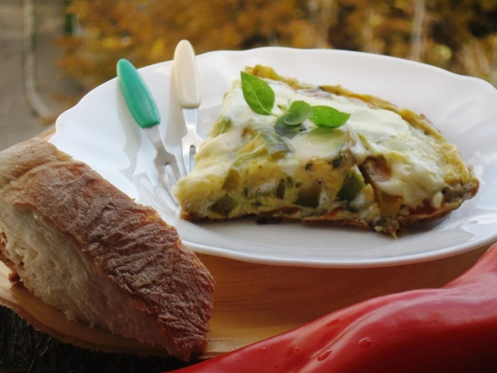 Pepper omelette