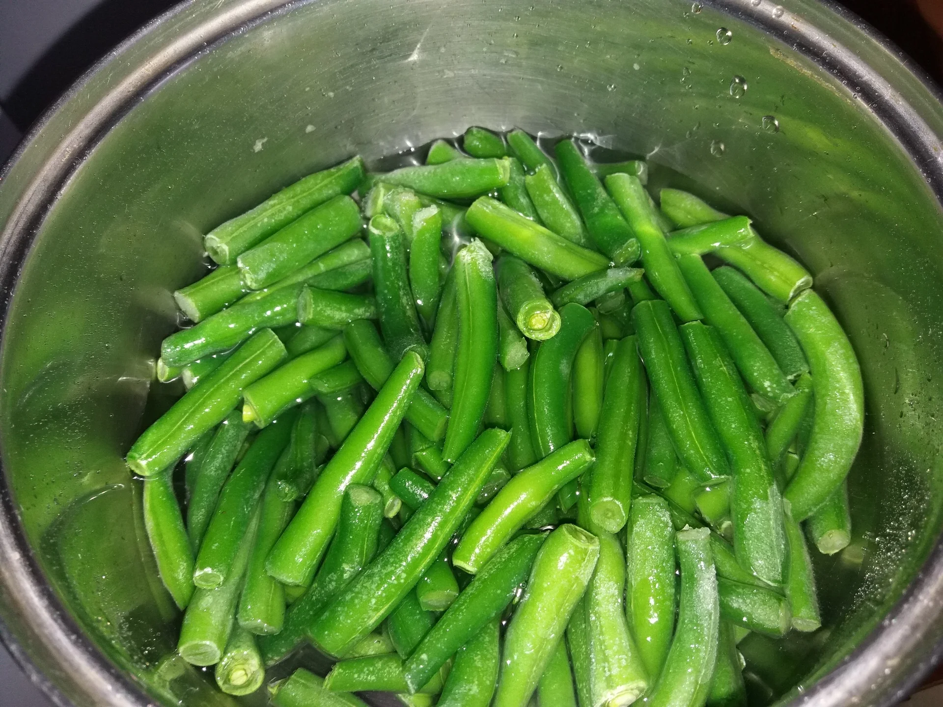 Pork with green beans