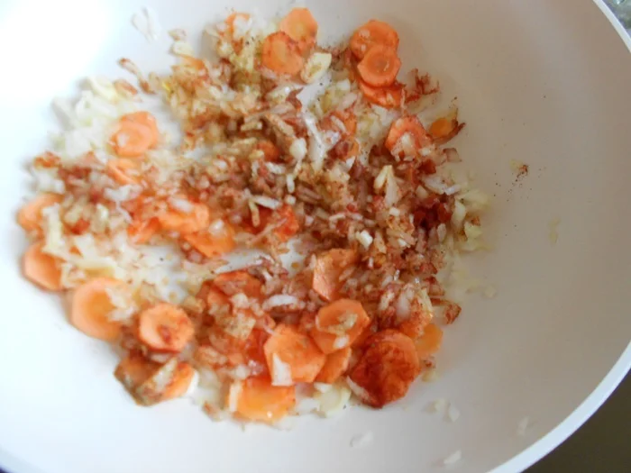 Baked potato and mushroom stew
