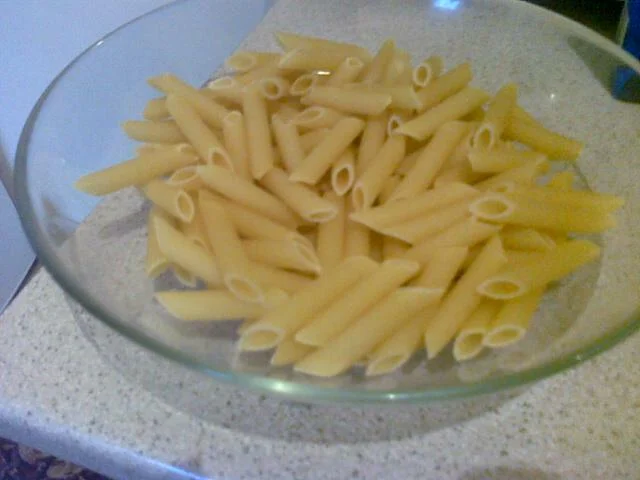Penne rigate with tuna