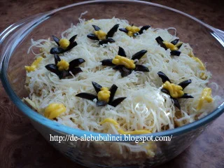 Celery and chicken breast salad