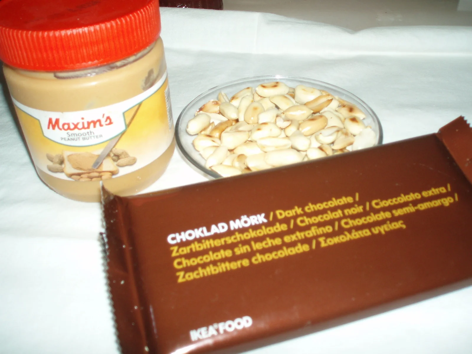 Chocolate and peanut butter pillows