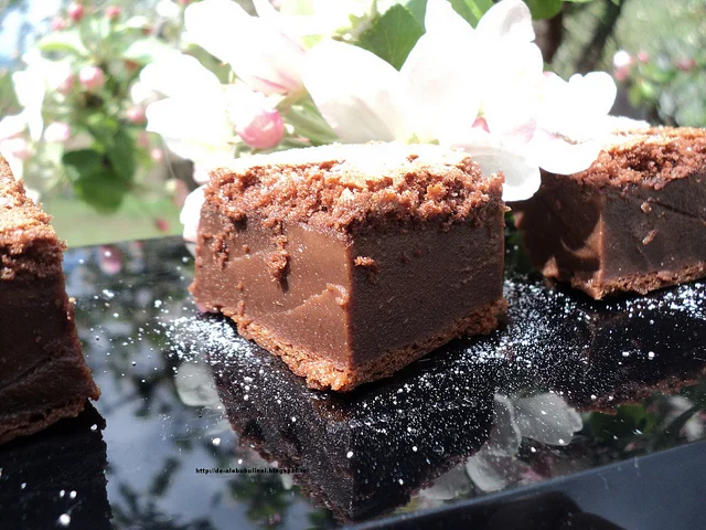 Smart cake with chocolate