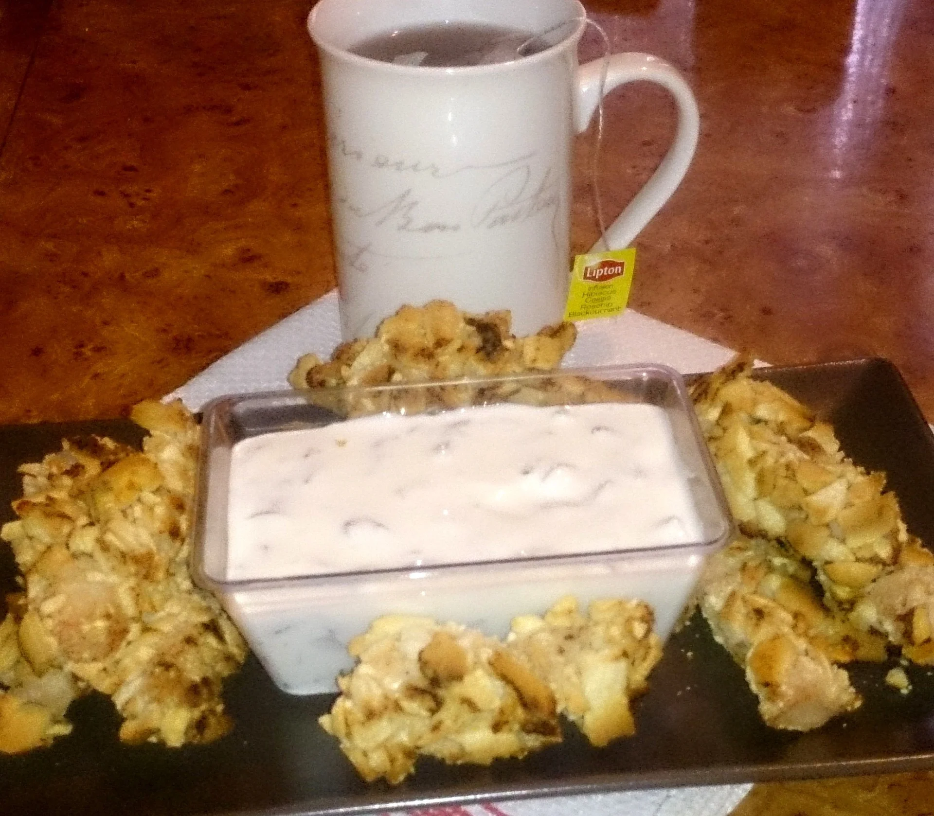 Chicken breast in breadstick crust