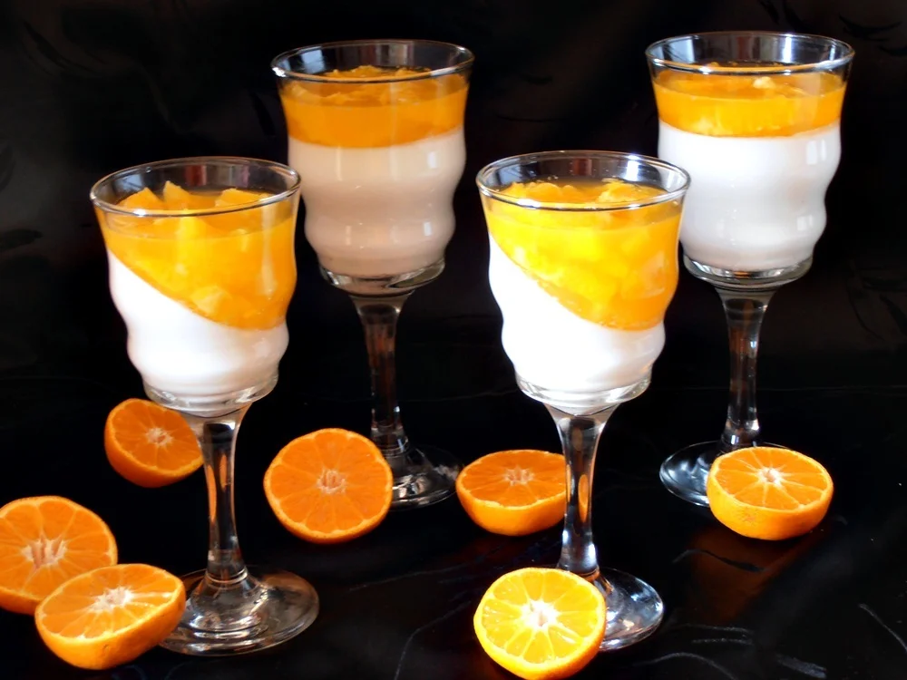 Panna Cotta with orange jelly