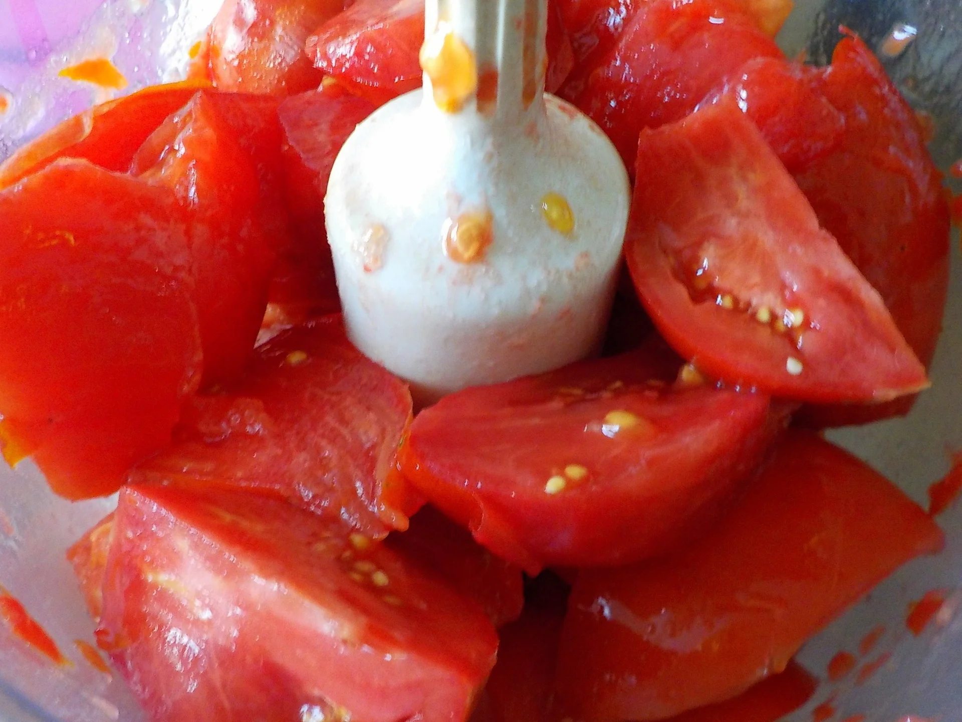 Vegetables for winter with tomatoes and peppers