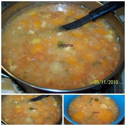 Bean soup with thyme