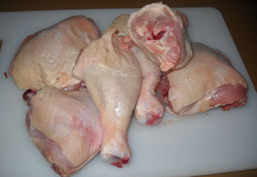 Chicken stew with mushrooms