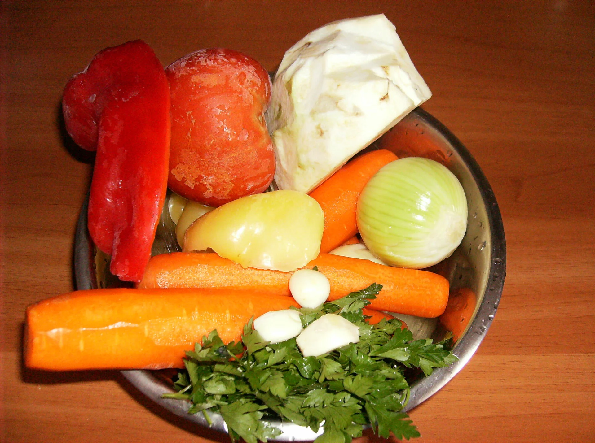 Homemade chicken noodle soup