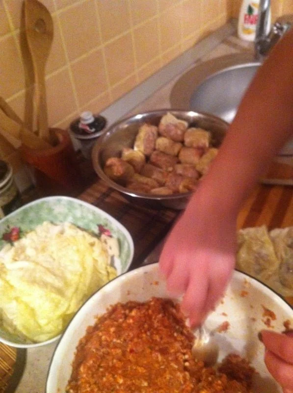 Turkey and beef sarmale