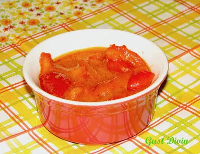 Peppers in mustard sauce