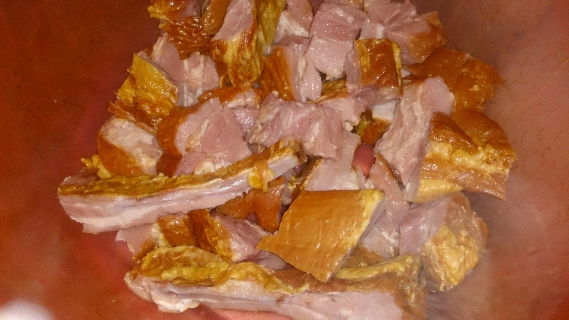 Bean soup with smoked meat