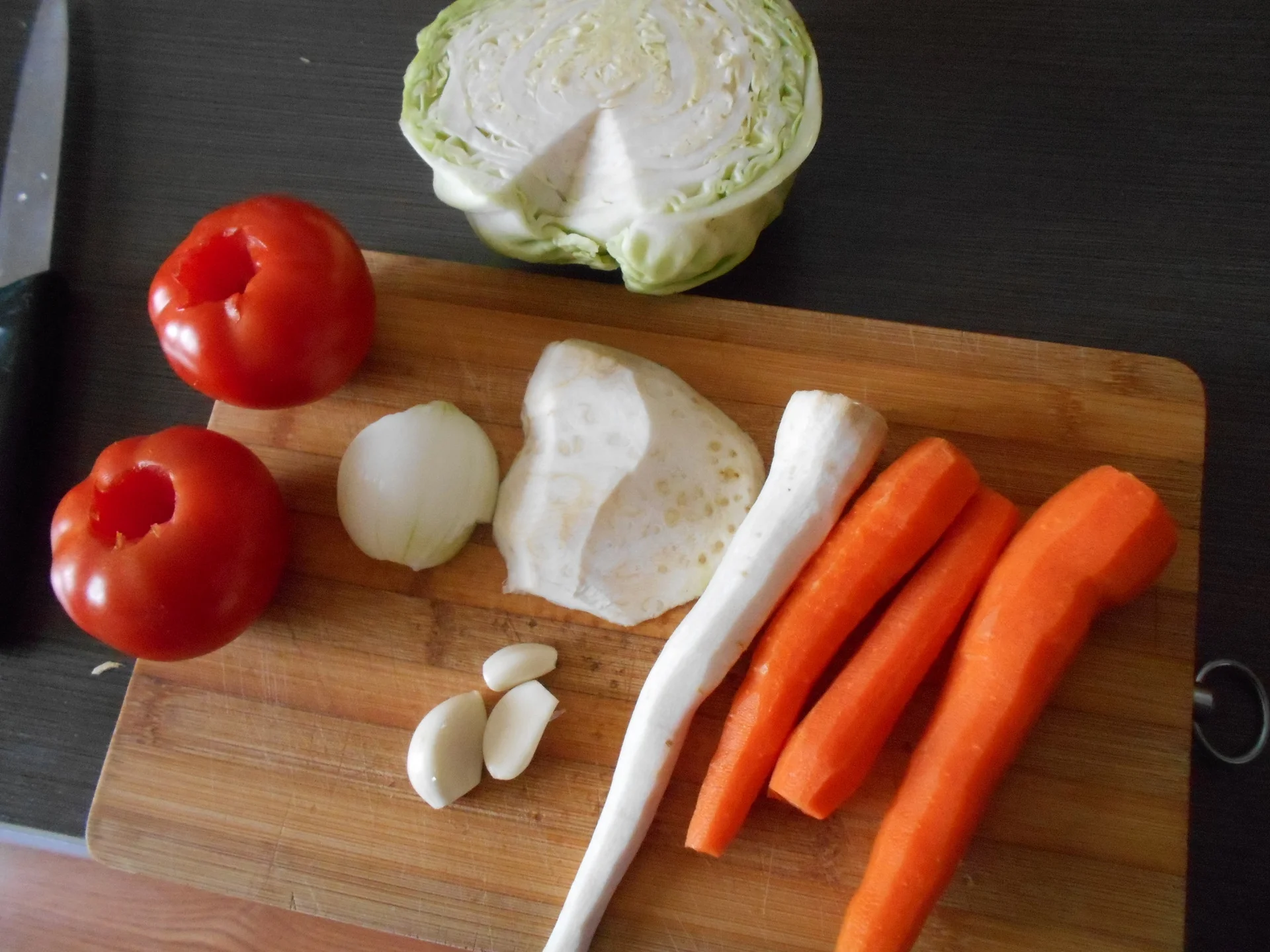 Fish soup with vegetables