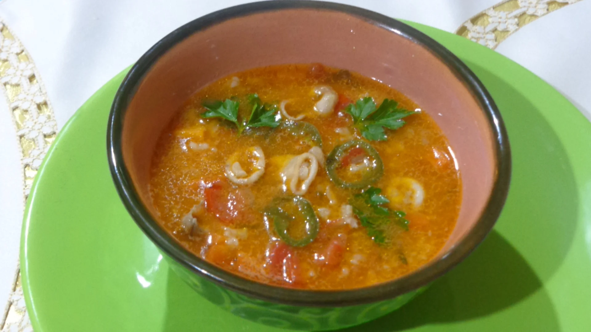 Spanish fish soup