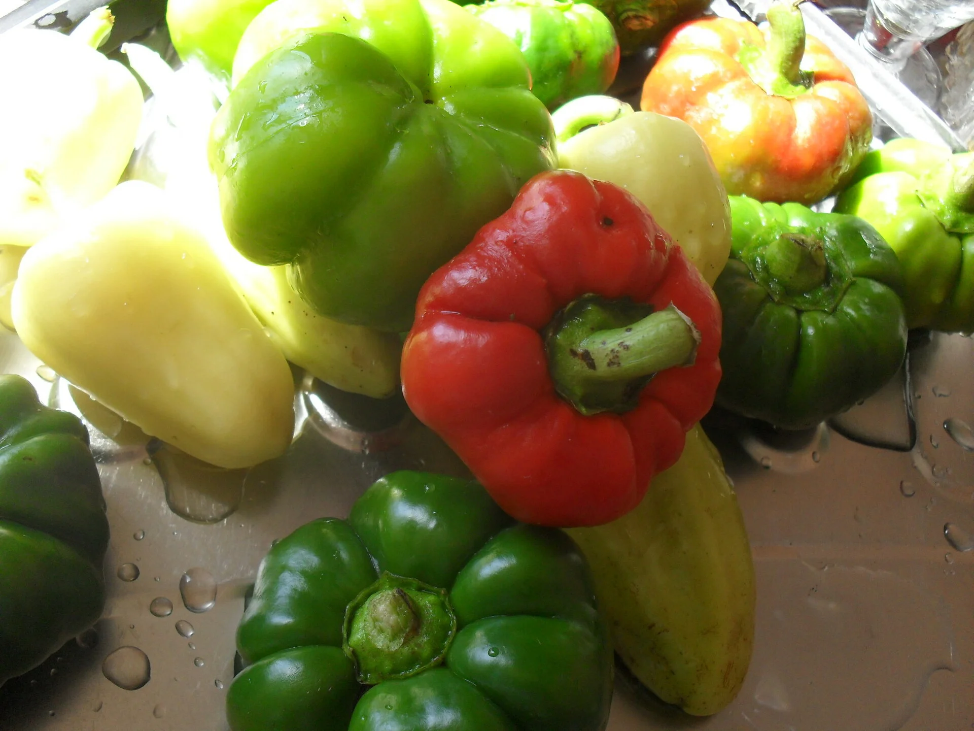 Bell pepper and pickled pepper salad