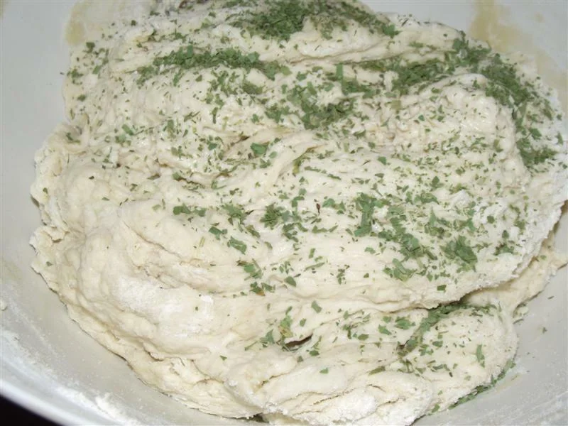 Focaccia with olives