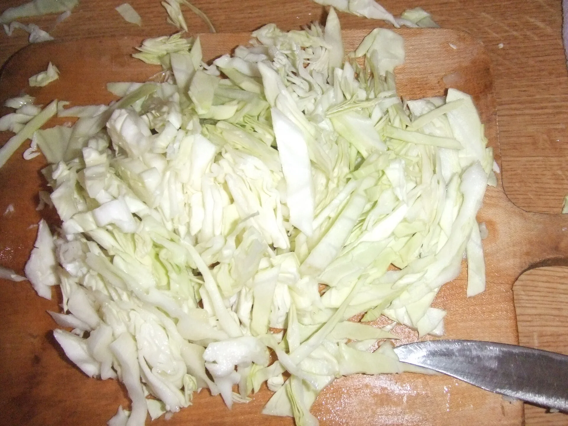 Braised cabbage with meat from the jar