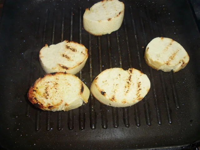 Bruschetta with parmesan