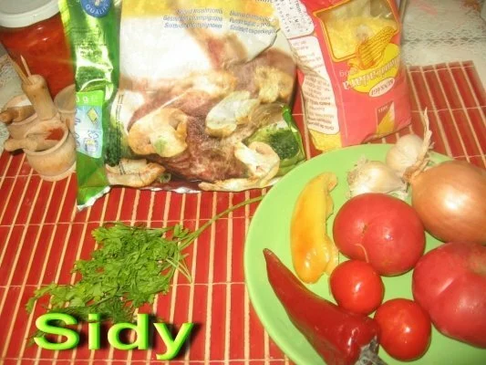 Mushrooms with polenta