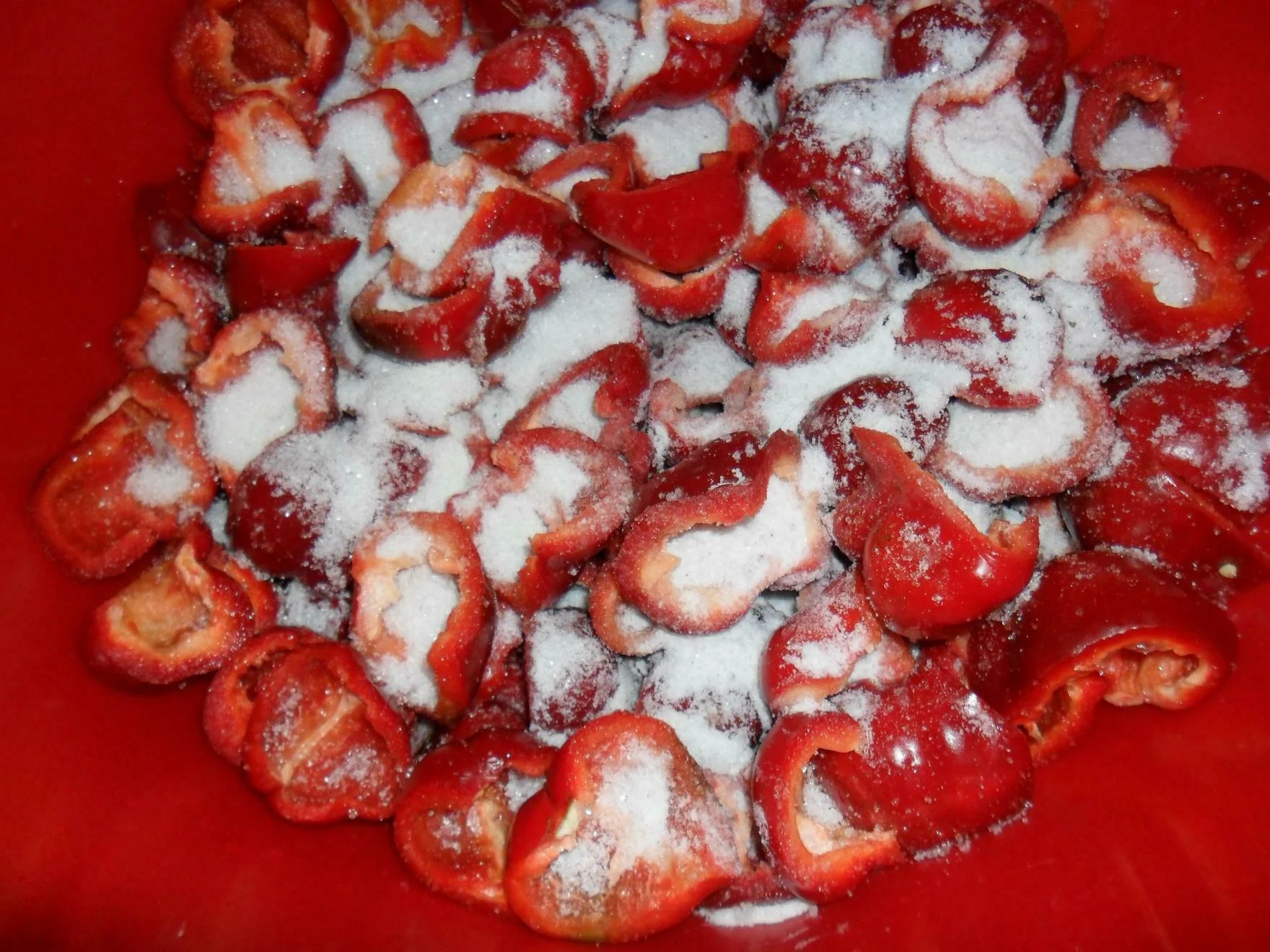 Cauliflower with bell peppers for winter