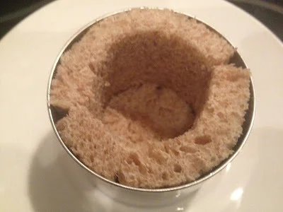 Sandwich with something fine and salmon