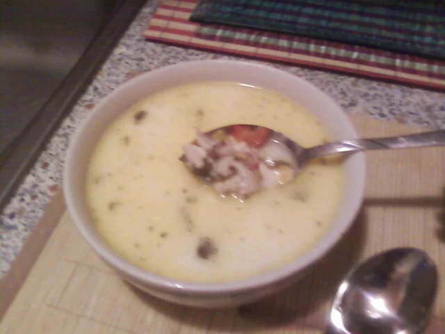 Greek-style chicken soup