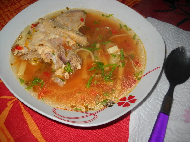 Guinea fowl soup