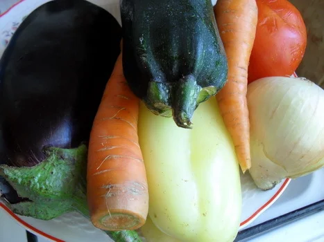 Mountain of vegetables