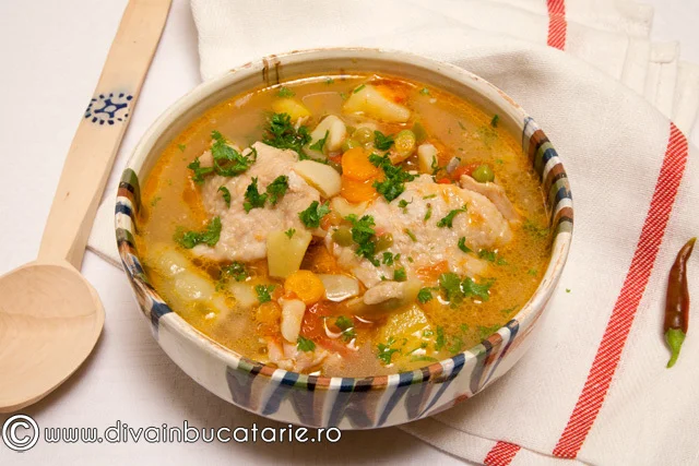 Country-style chicken soup