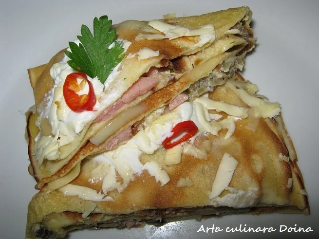 At Ficelle Picarde (Picardy pancakes with mushrooms and ham) recipe Tour de France Eurosport