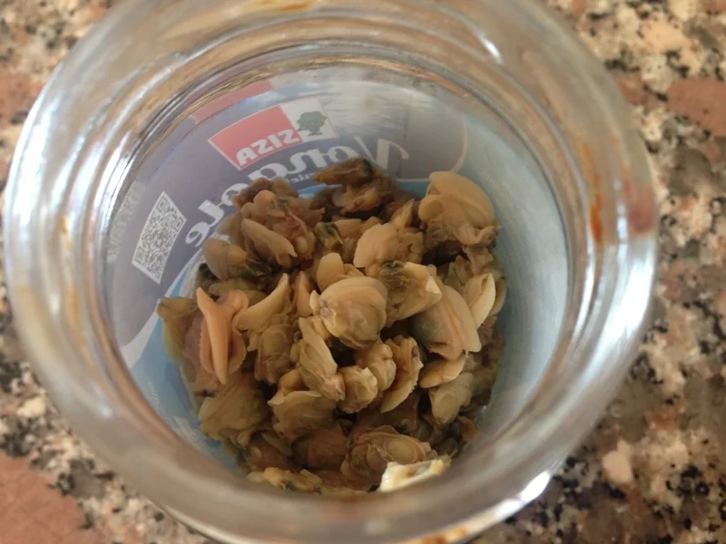 Pasta with clams and cream