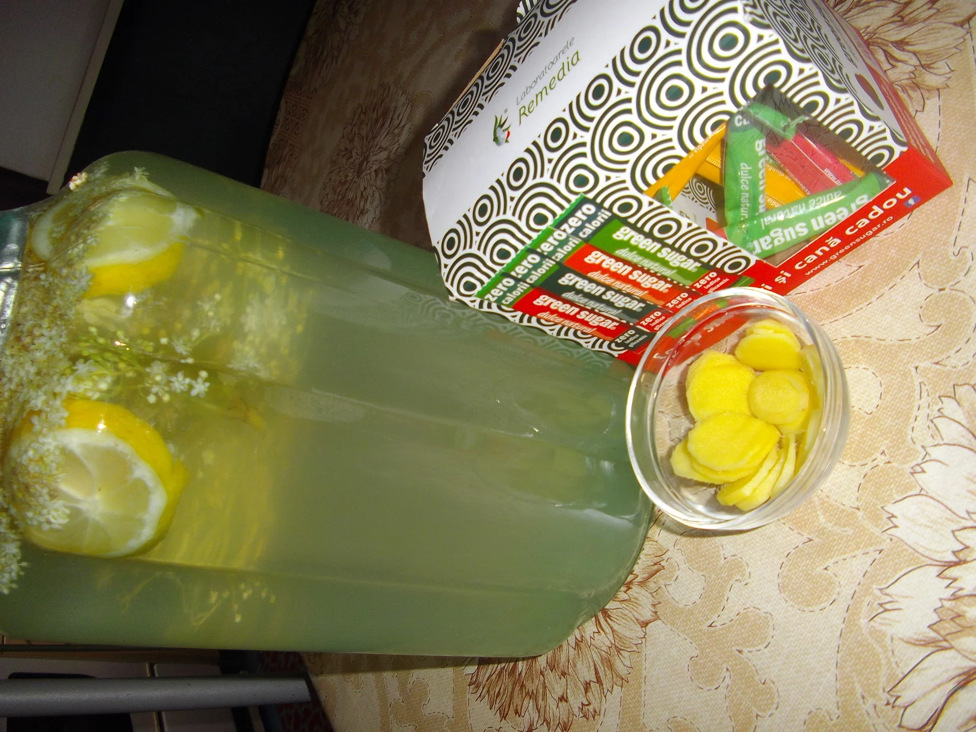 Grandma’s elderflower syrup recipe with ginger