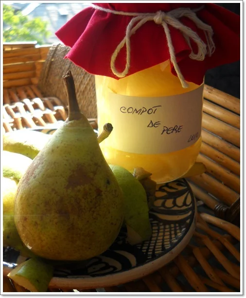 Pear compote