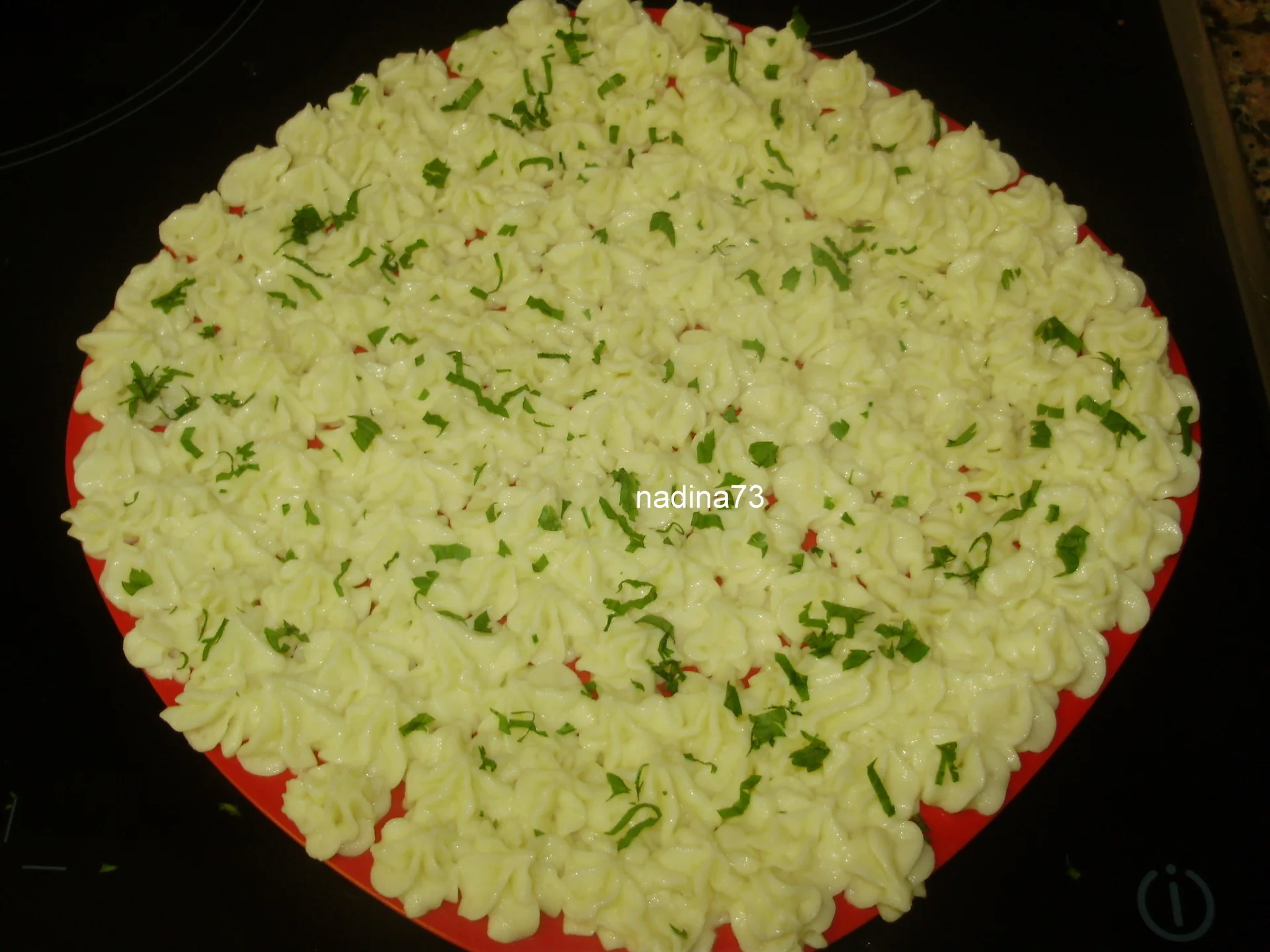 Turkey breast schnitzel with mashed potatoes