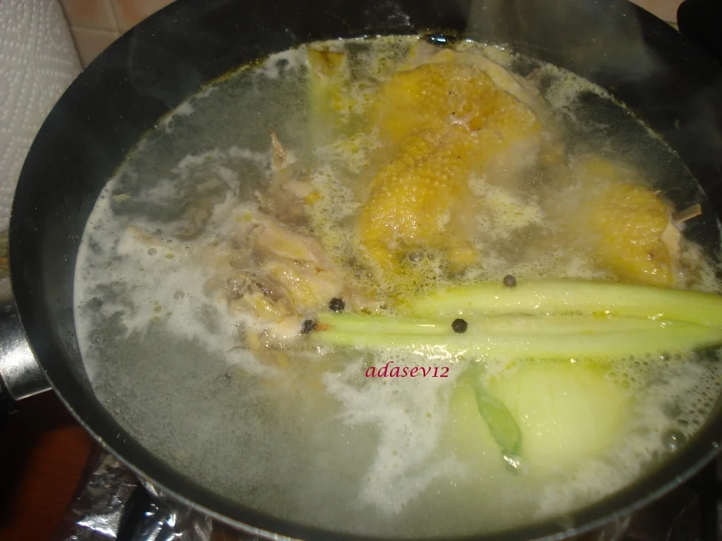 Greek-style chicken soup