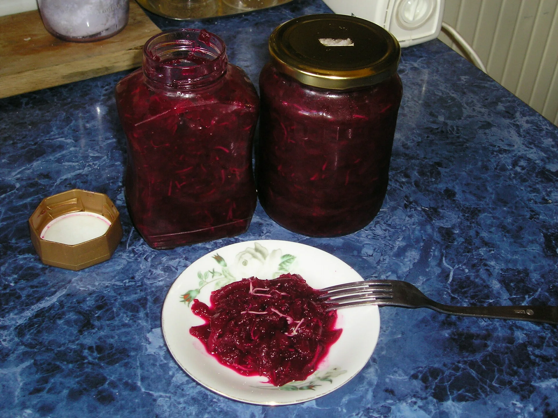 Beetroot with horseradish for winter