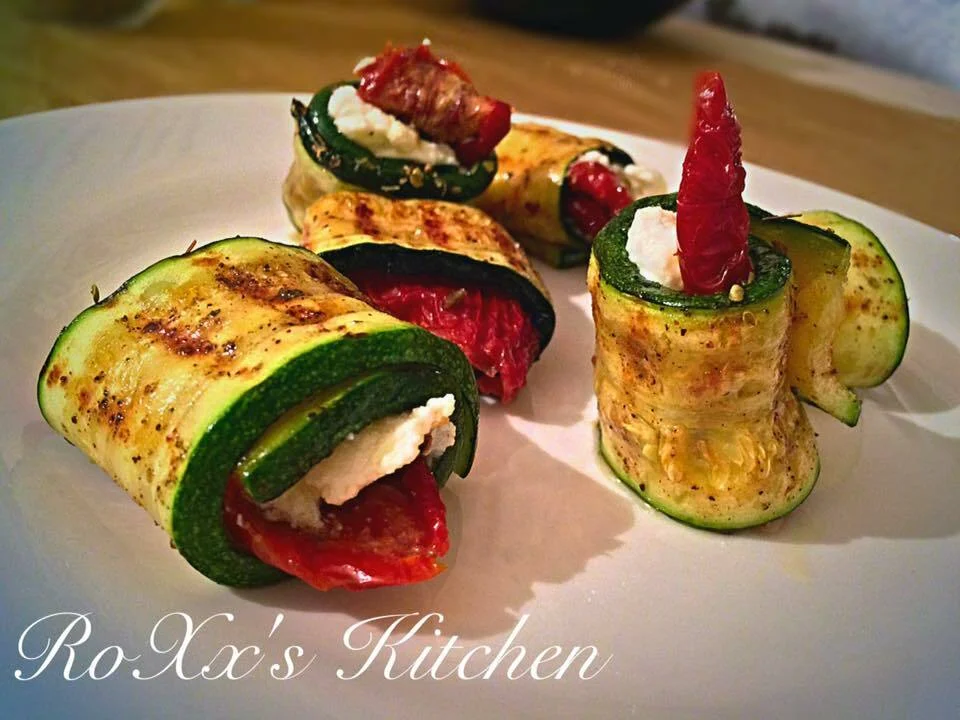 Zucchini with ricotta and sun-dried tomatoes – Recipe number 100!!!