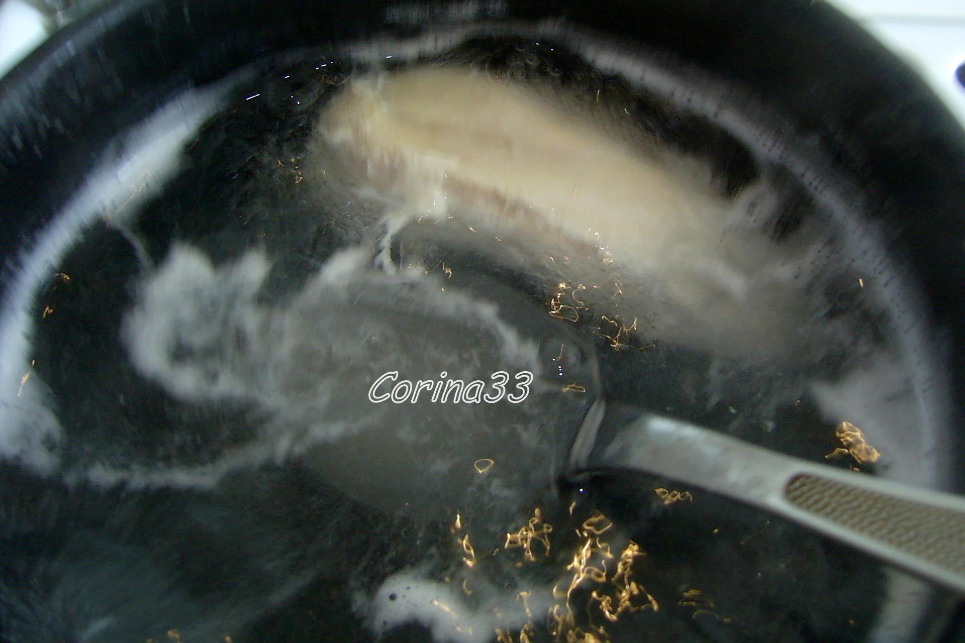 Chicken with spinach and potatoes