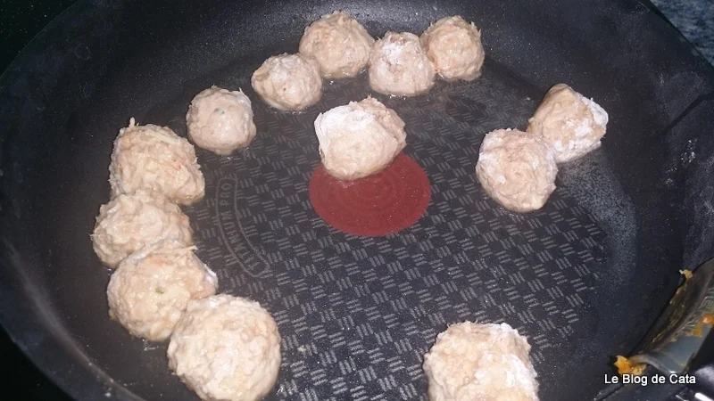 Tuna Meatballs in Bento