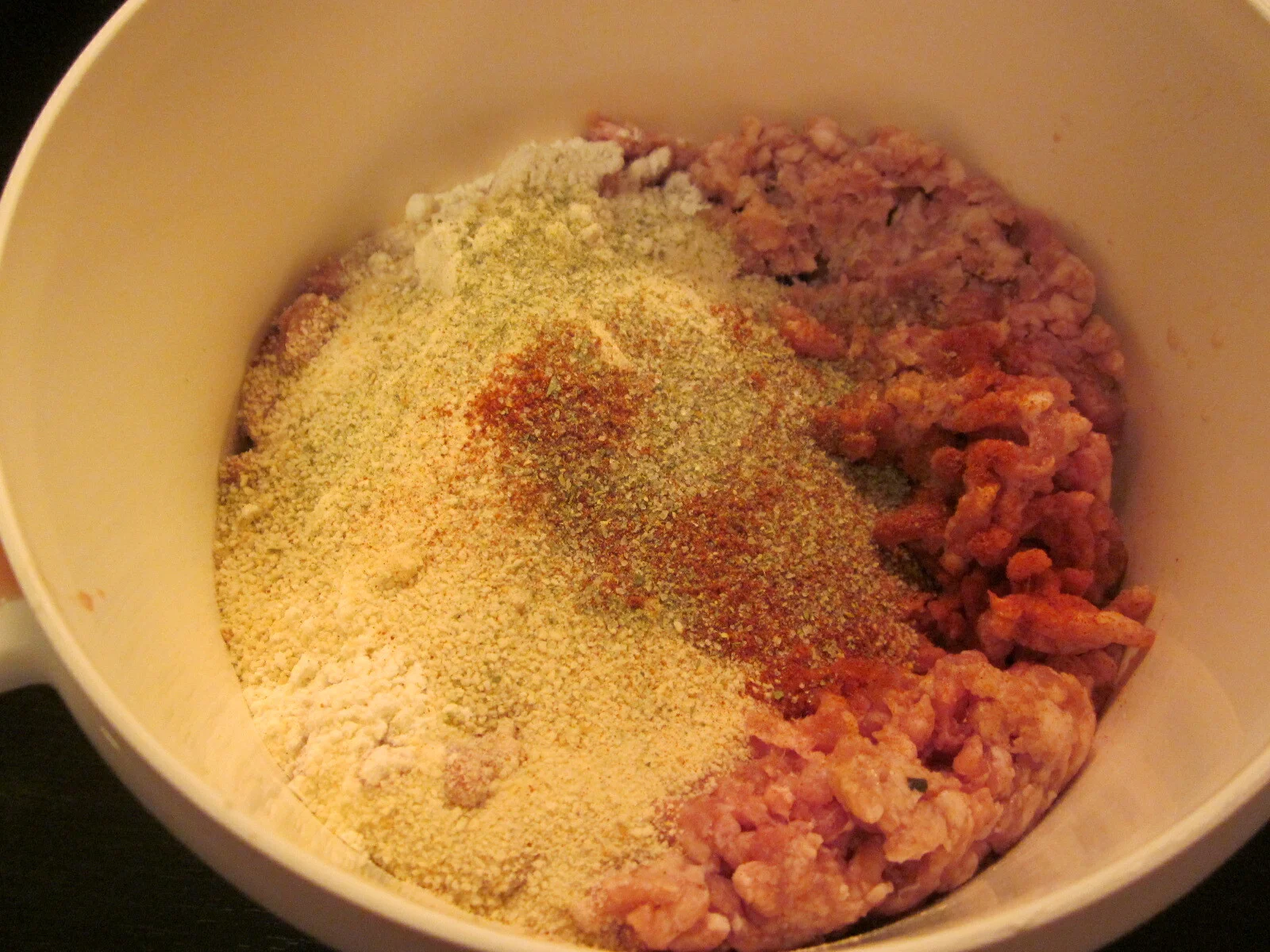 Milk core in meatballs