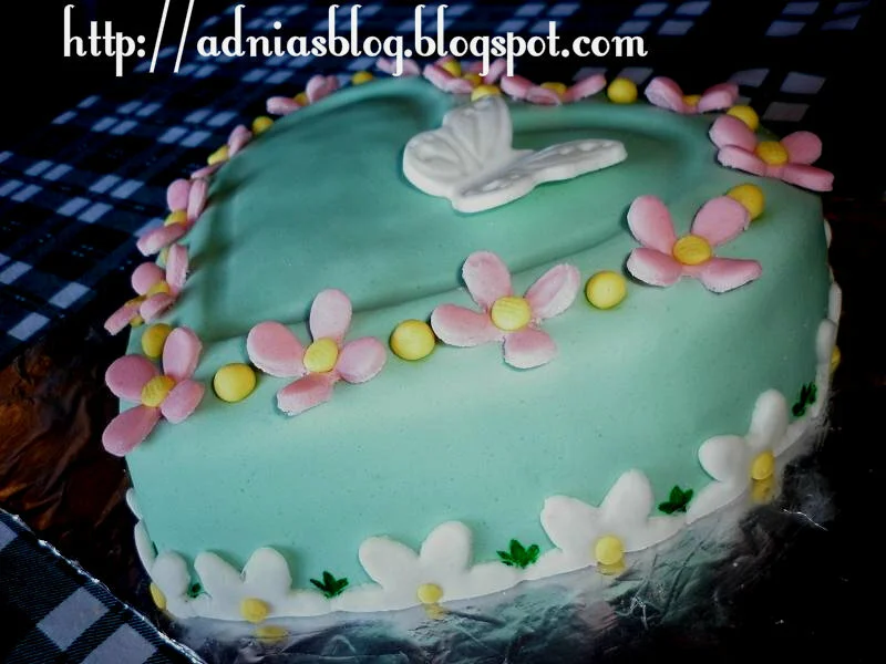 Spring Heart Cake